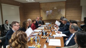 Fulltrúar Feneyjanefndar í Ankara: Jörgen Sörensen, Herdís Þorgeirsdóttir, Thomas Markert og Sarah Cleveland.