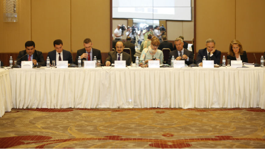 Fyrirlestur um tjáningarfrelsi og fjölmiðla í Baku, Azerbaijan