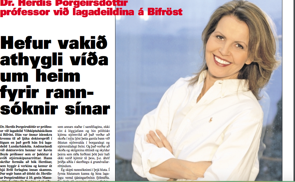 Viðtal í Rannís-blaðinu