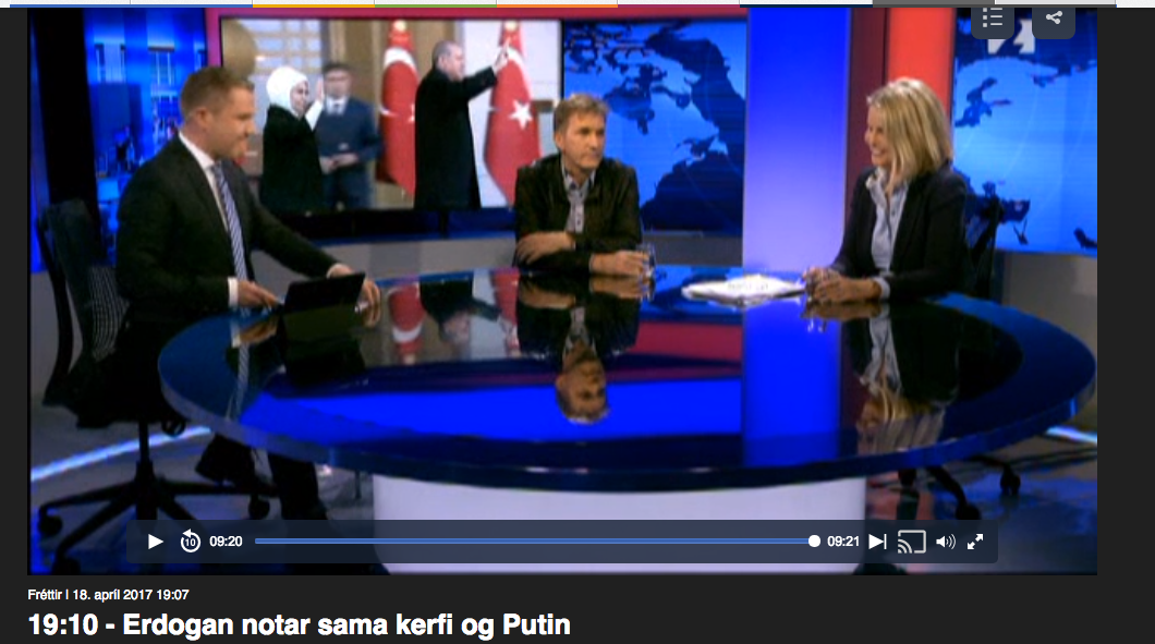Stöð 2 um Erdogan og framhaldið