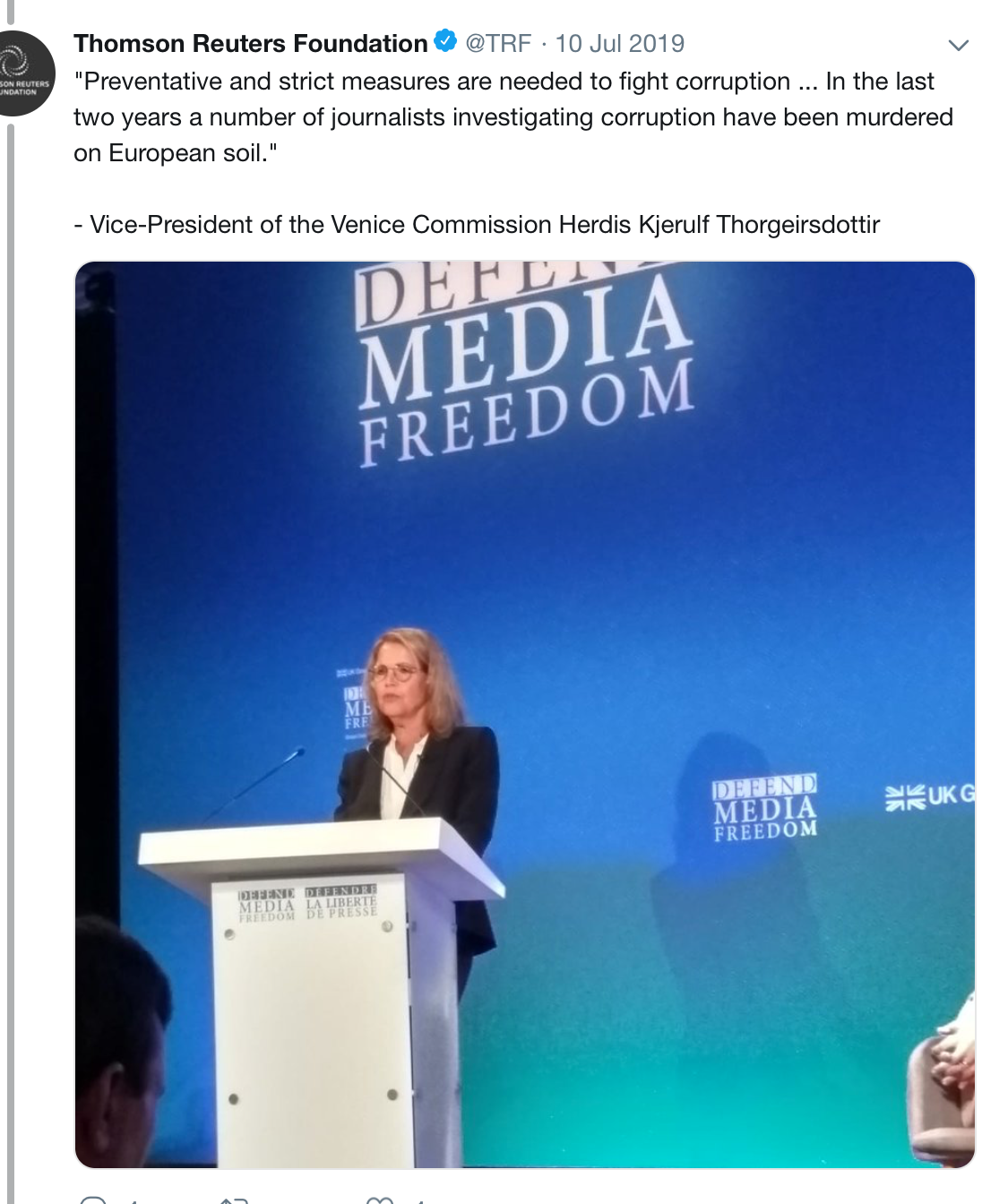 Verndið fréttamenn