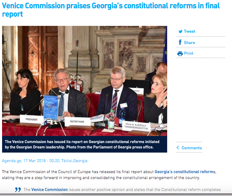 Aðalfundur Feneyanefndar mars 2018