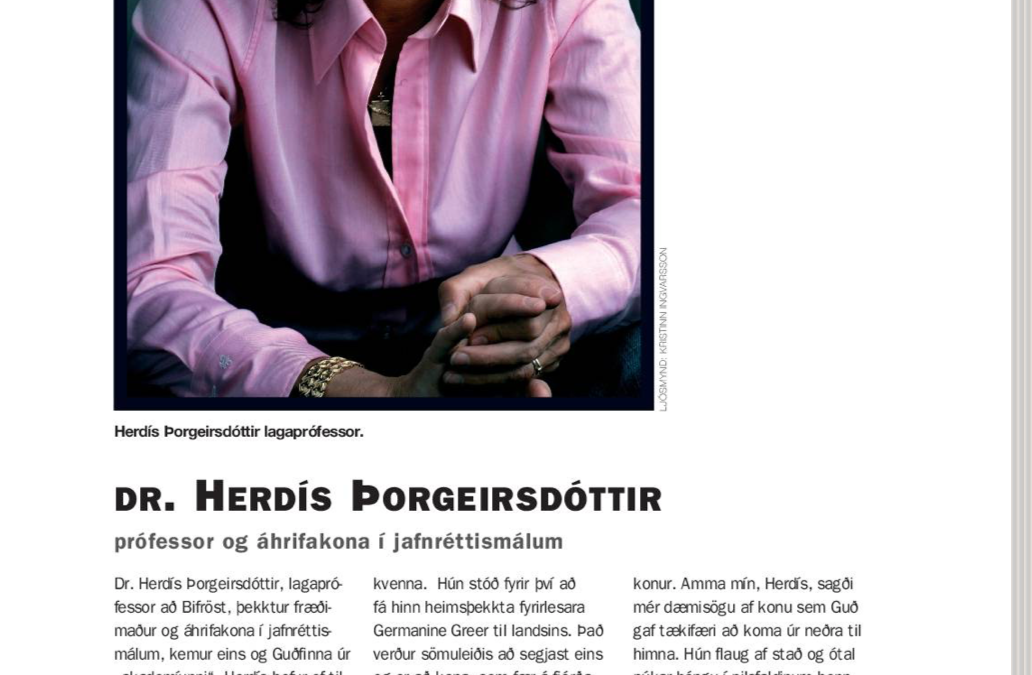 Í hópi 20 áhrifamestu kvenna landsins