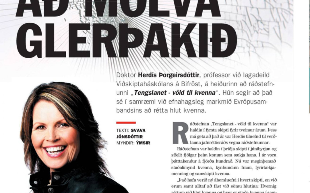 Það þarf að mölva glerþakið